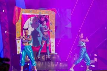 Concurso de maquillaje corporal del Carnaval de Las Palmas de GC (Foto Antonio Rico)
